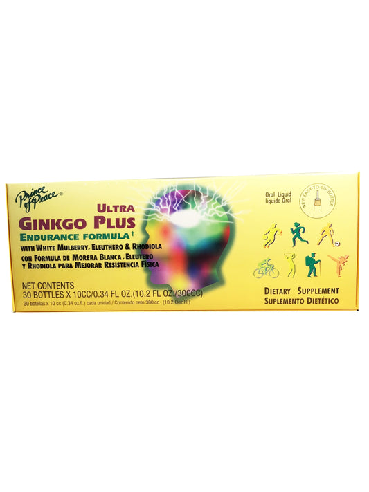 Prince of Peace Ultra Ginko Plus Endurance Formula Oral Liquid (10cc x 30 vials) - 太子牌
