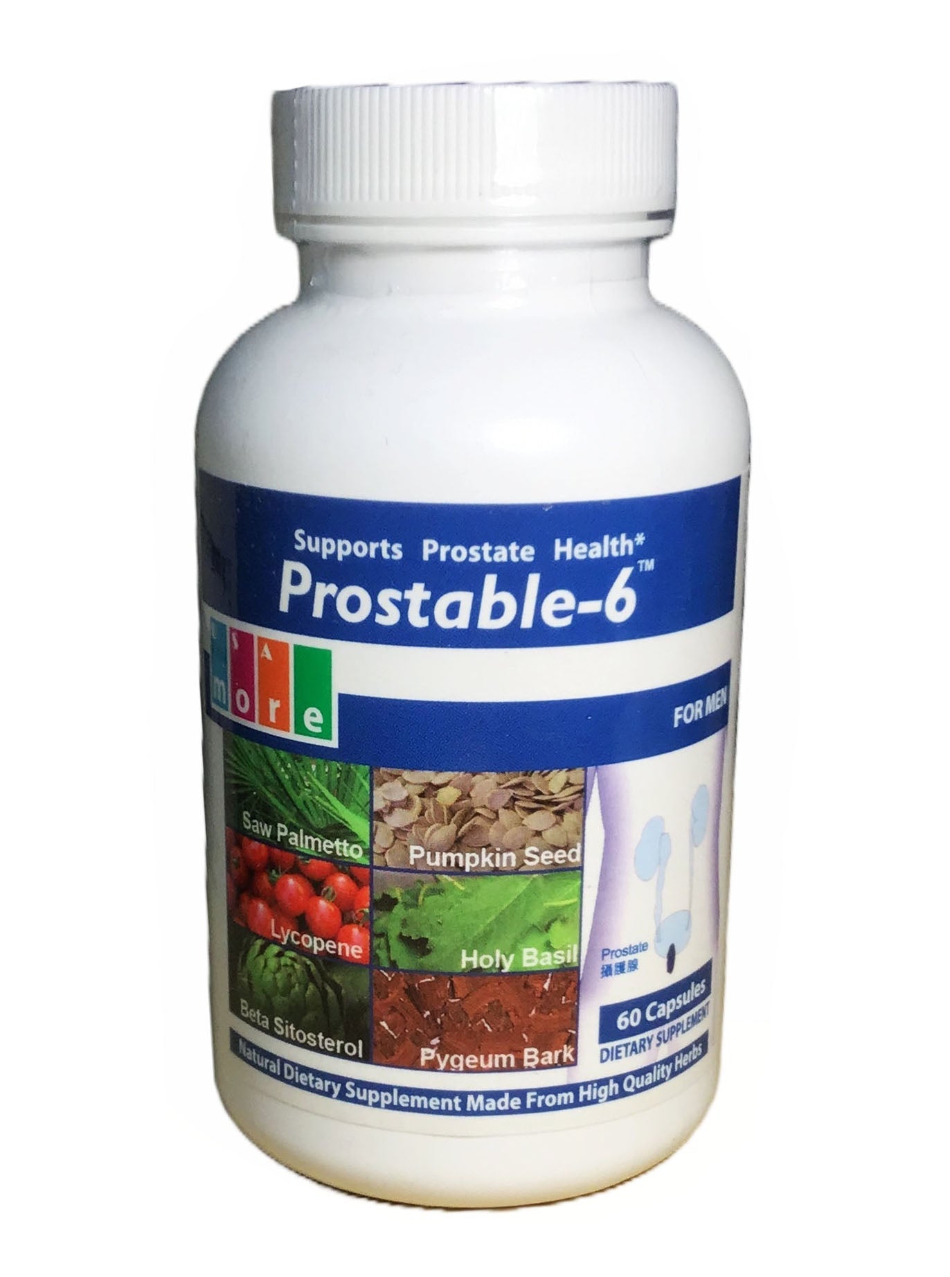 USA more Prostable-6 (60 Capsules) Supports Prostate Health For Men