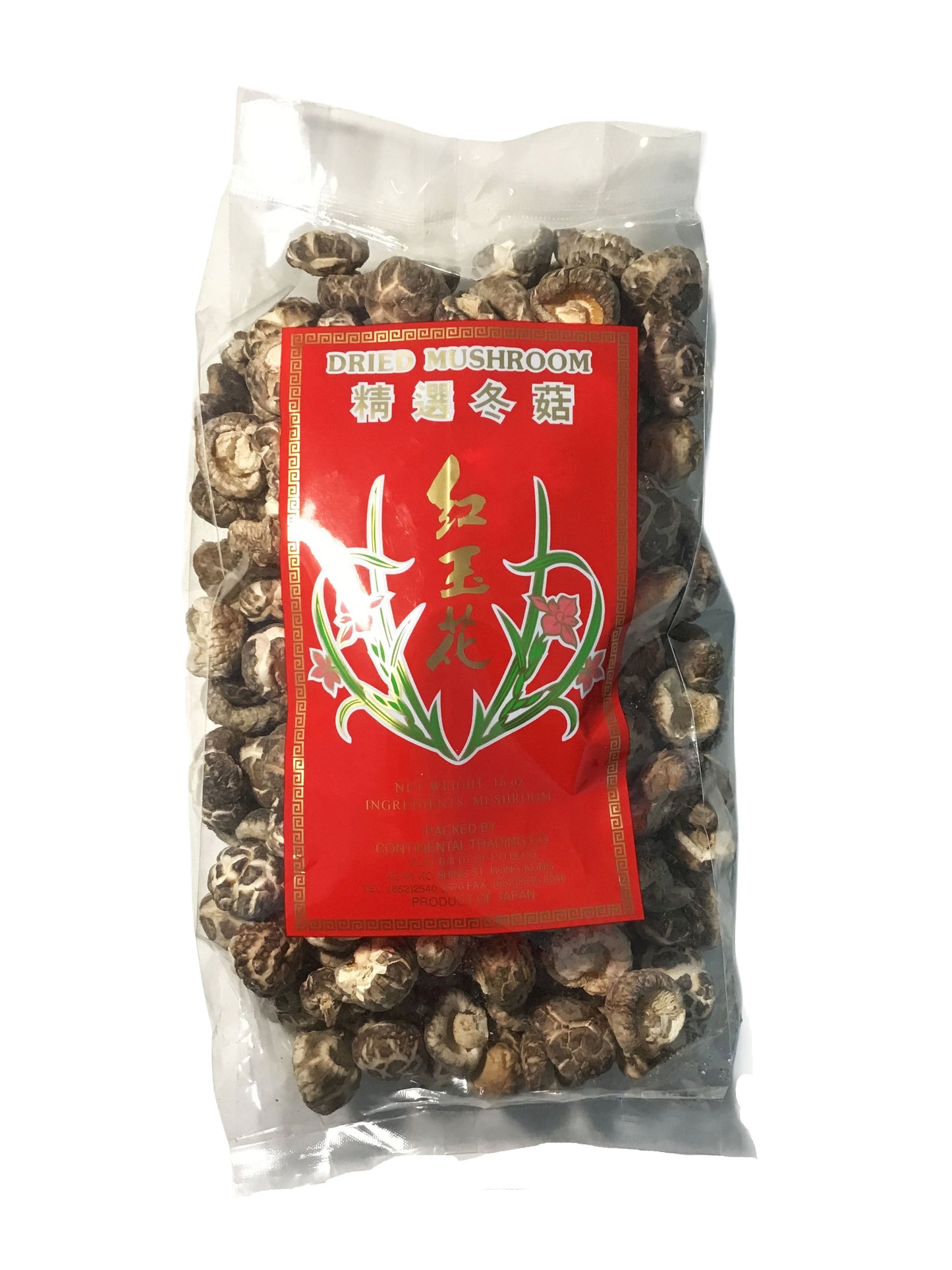 Dried Shiitake Mushroom (Dong Gu) 精选冬菇 1LB