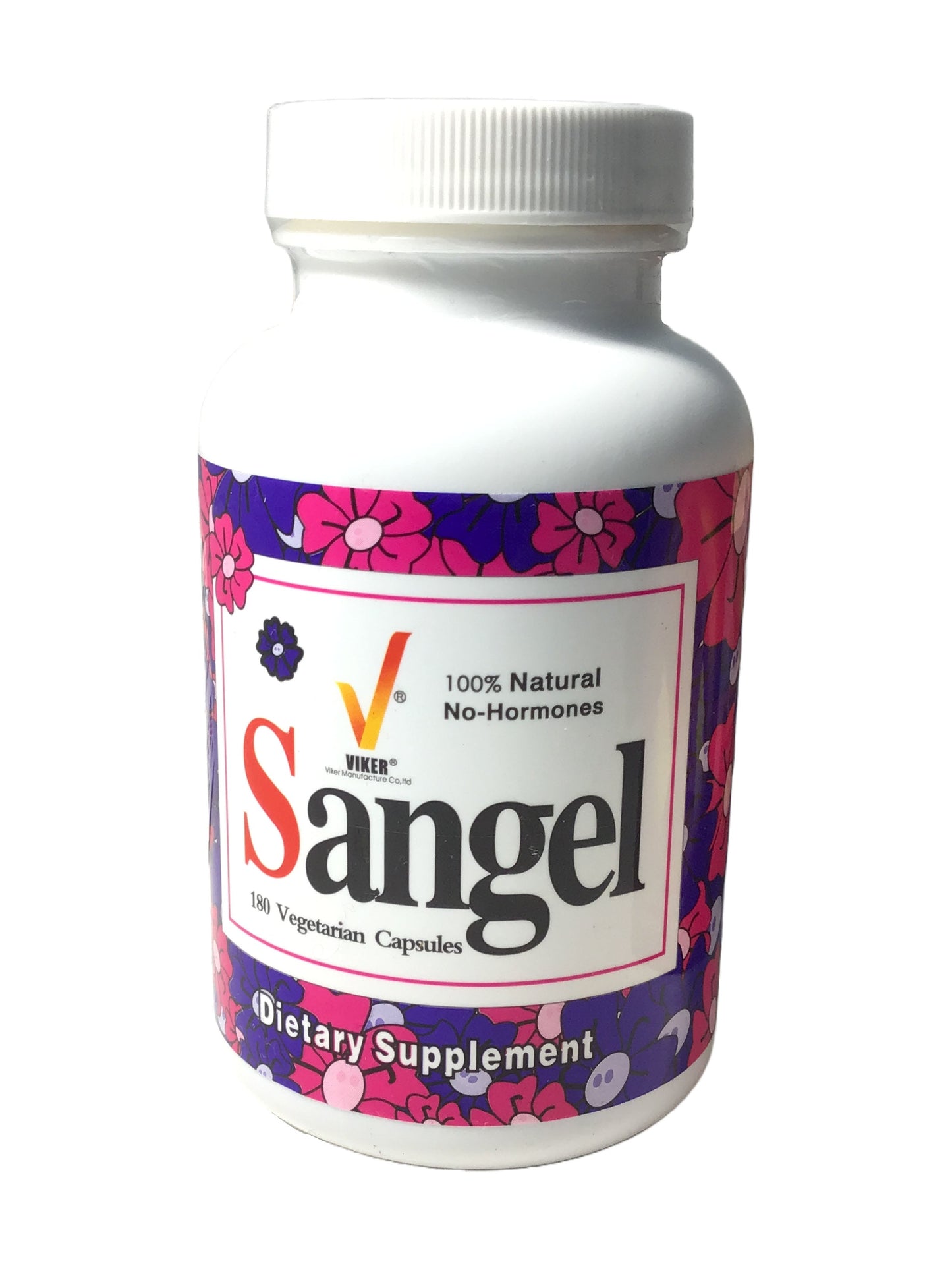 Viker Brand Sangel 100% Natural No-Hormones 180 Vegetarian Capsules