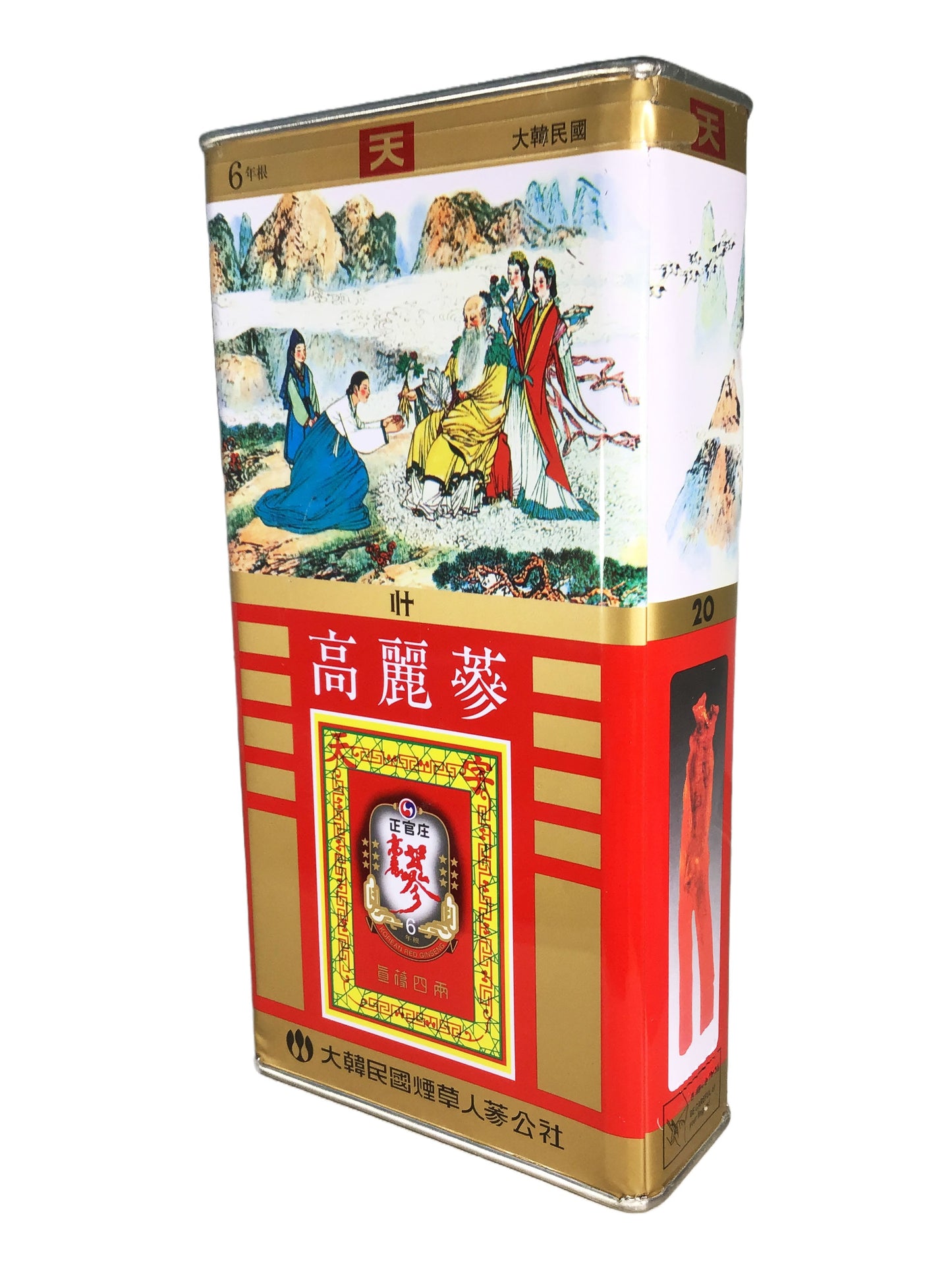 CHEONG KWAN JANG 6yr Old Korean Red Ginseng (Heaven-20) Canned 150g 正官庄 高丽参 (天-20)