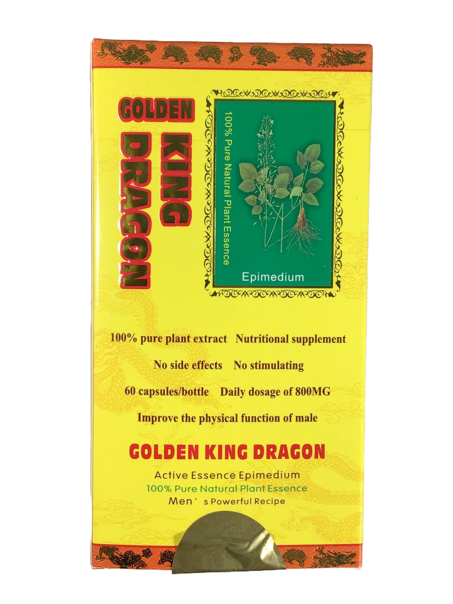 Golden King Dragon Active Essence Epimedium 60 Capsules