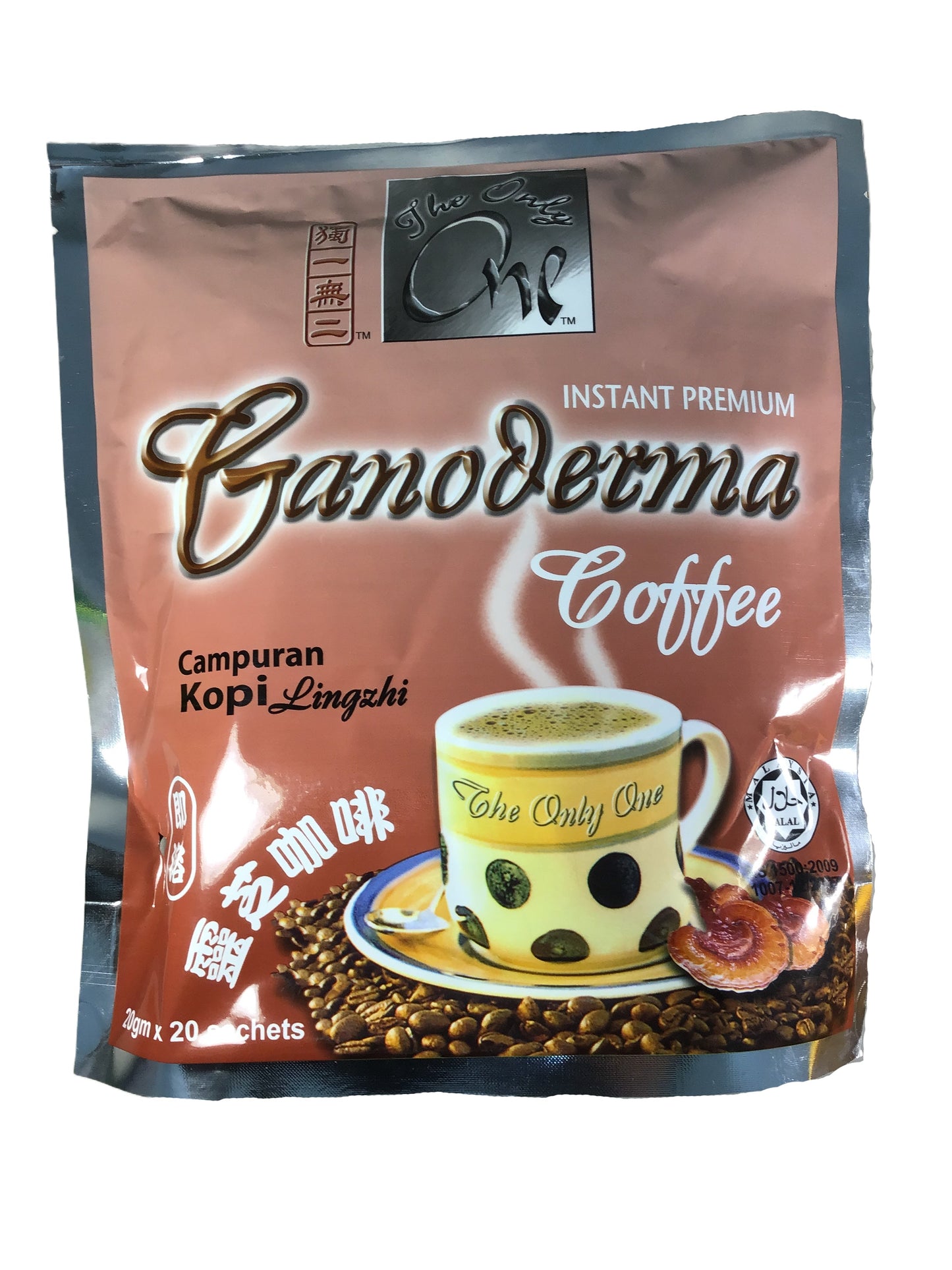 Instant Premium Ganoderma Coffee 独一无二 即溶灵芝咖啡